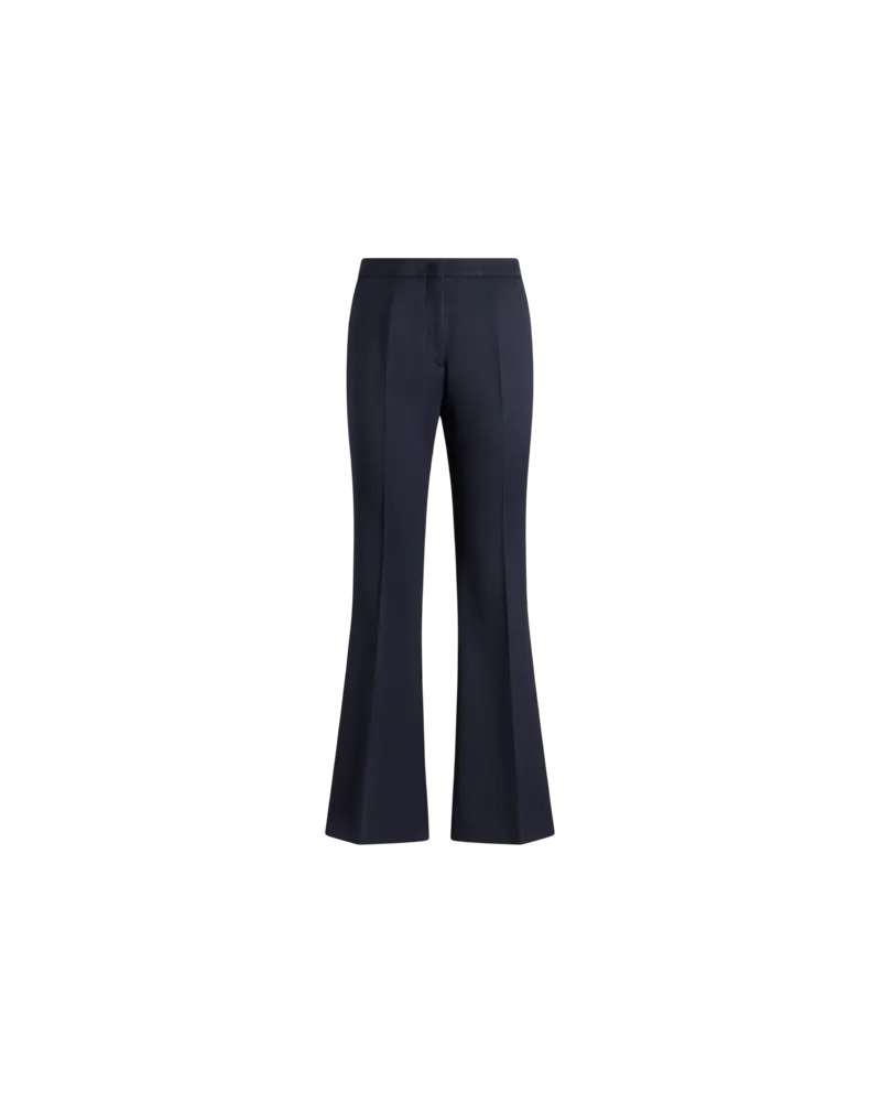Etro Schlaghose Aus Stretch-gabardine, Damen, Navyblau, Größe Navyblau