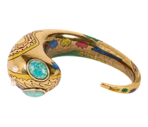 Armreif Alien, Damen, Gold, Größe