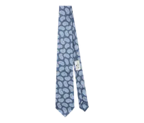 Krawatte Aus Seidenjacquard Mit Paisleymuster, Herren, Hellblau