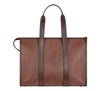 Handtasche Mittelgross Mit Arnicamuster, Damen, Braun