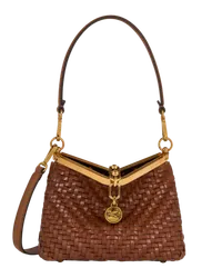 Etro Kleine Vela-tasche Geflochten, Damen, Braun Braun