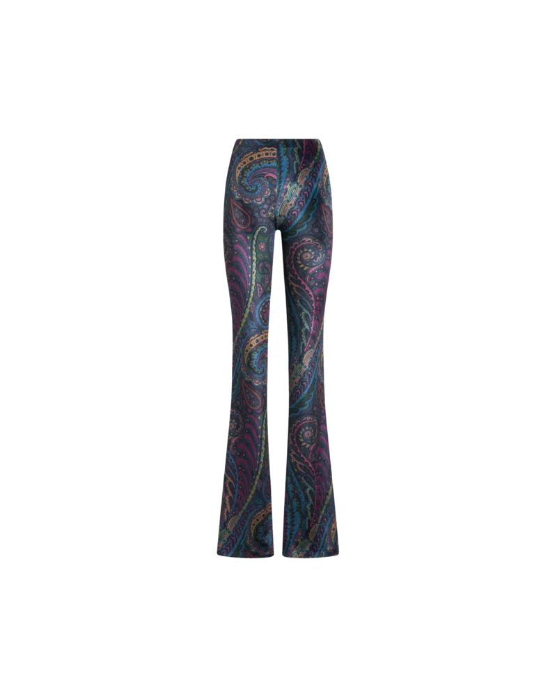 Etro Schlaghose Aus Bedrucktem Chenille, Damen, Größe 