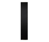 Schal Aus Seide Und Wolle Mit Paisley-animal-motiv, Herren, Schwarz