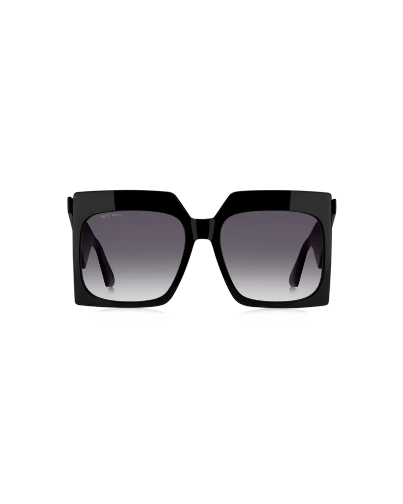 Etro Etro Tailoring Sonnenbrille, Damen, Schwarz Schwarz