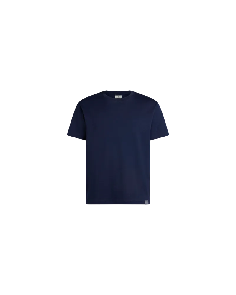 Etro T-shirt Aus Baumwolle, Herren, Blau, Größe Blau