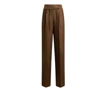 Jacquard-hose Aus Einer Wollmischung Mit Paisley-motiv, Damen, Grün, Größe