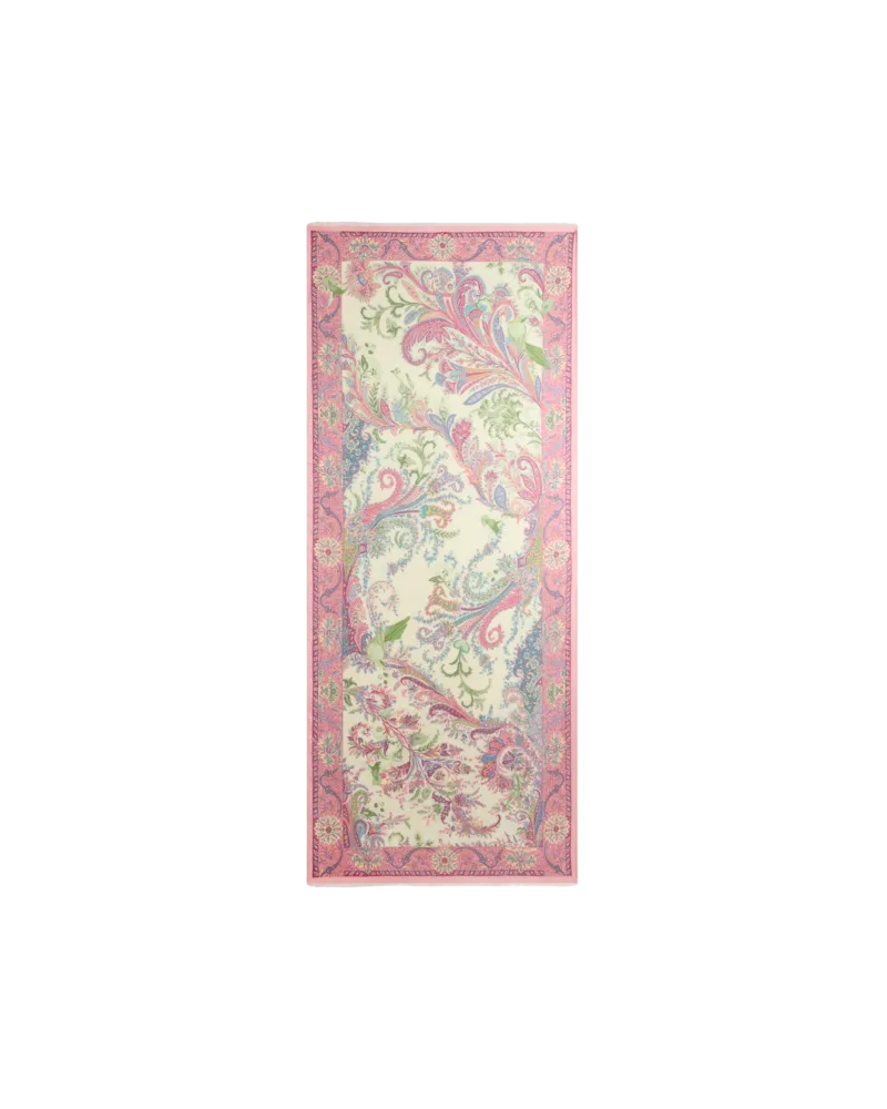 Etro Schal Mit Motiv Flora Und Fauna, Herren, Multicolor Multicolor