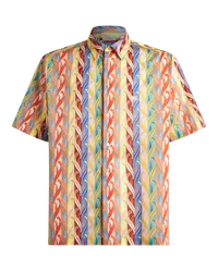 Etro Hemd  Summer Mit Mehrfarbigem Grafikdruck, Herren, Multicolor Multicolor