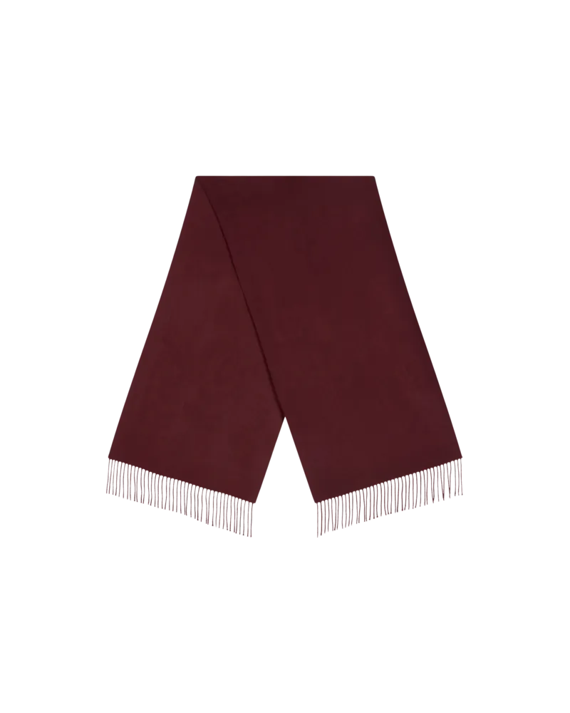 Etro Schal Aus Wolle Mit Jacquard-paisley-muster, Damen, Rot Rot