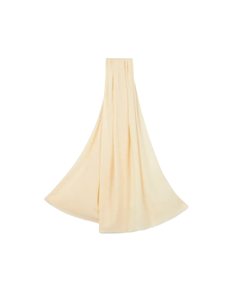 Etro Schal Mit Floralem Motiv, Damen, Weiß Weiß