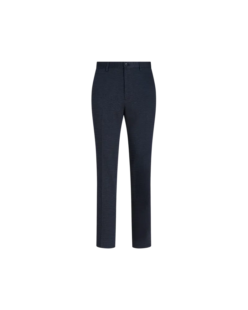 Etro Hose Mit Hahnentrittmuster, Herren, Navyblau, Größe Navyblau
