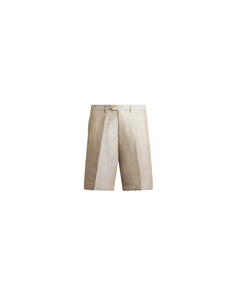 Etro Bermudas Roma Aus Leinen, Herren, Gelb, Größe Gelb