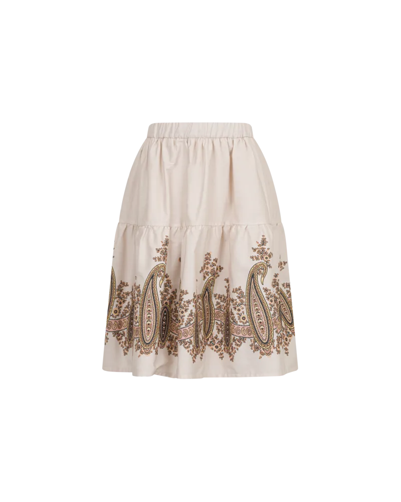 Etro Rock Aus Baumwolle Mit Floralem Paisleymuster, Pulverpinkel, Größe Pulverpinkel