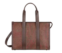 Kleine Handtasche Mit Arnicamuster, Damen, Braun