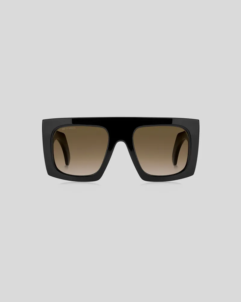 Etro Etroscreen Sonnenbrille, Damen, Schwarz Schwarz