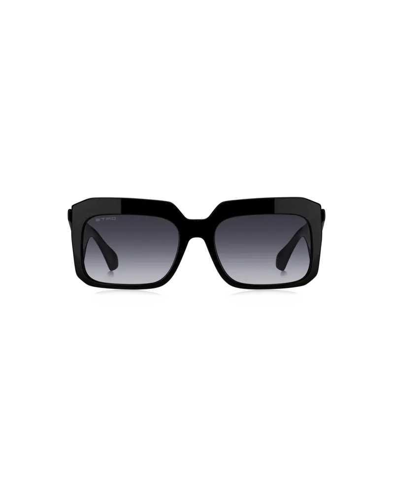 Etro Etro Tailoring-sonnenbrille, Damen, Schwarz Schwarz