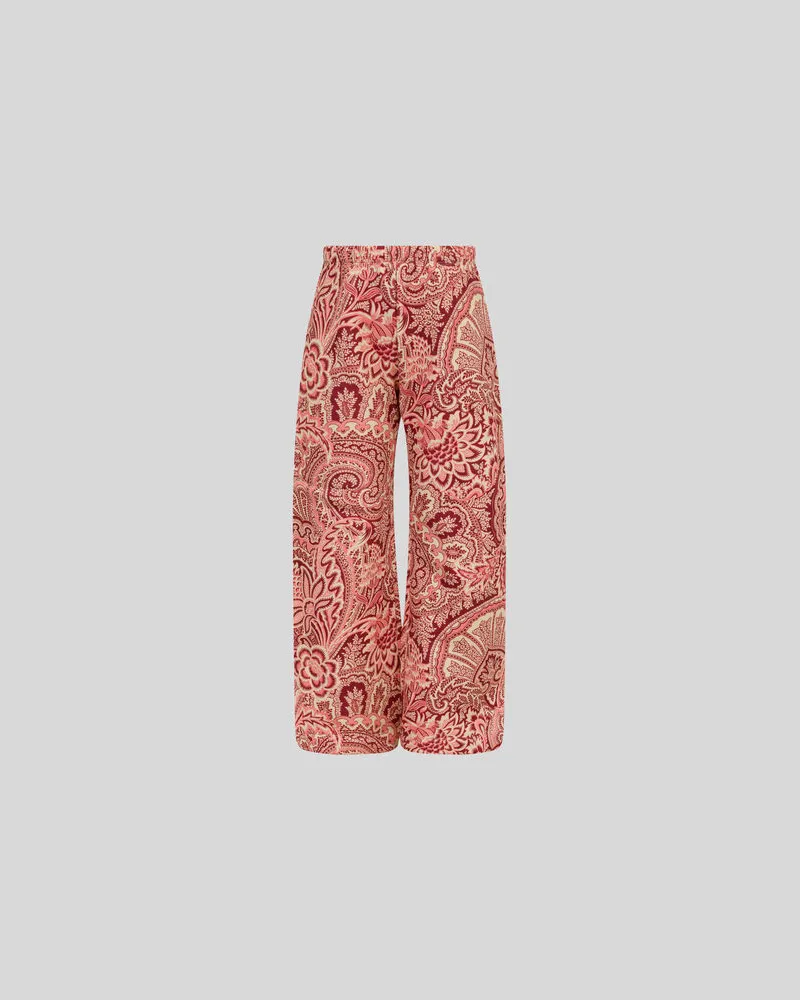 Etro Jogginghose Mit Blumenprint, Bordeaux, Größe Bordeaux