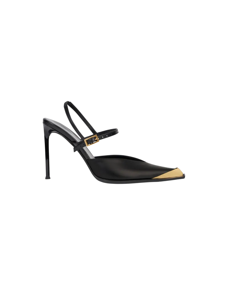 Etro Pumps Aus Leder, Damen, Schwarz, Größe Schwarz