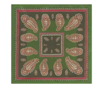 Einstecktuch Mit Paisleymuster, Herren, Grün