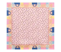 Pochette Aus Seide Mit Paisleymuster, Herren, Rosa