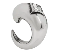 Ohrring Ear Cuff Mit Schmuckstein, Damen, Silber