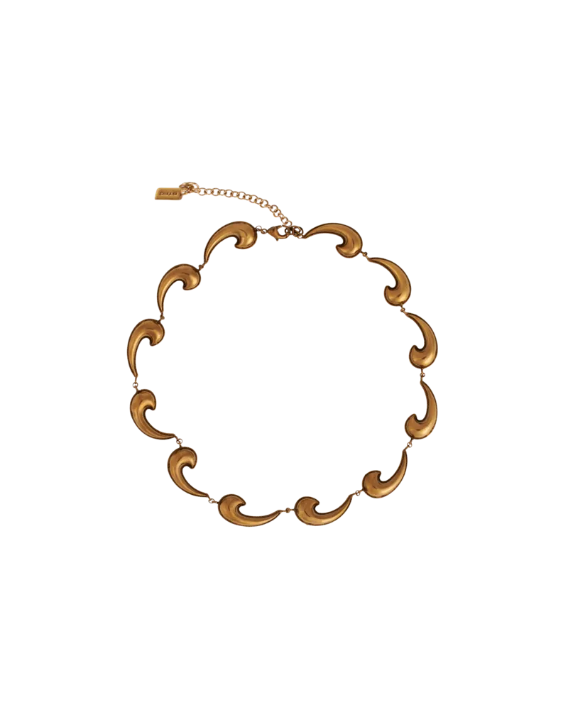 Etro Mini Paisley Necklace, Damen, Gold Gold