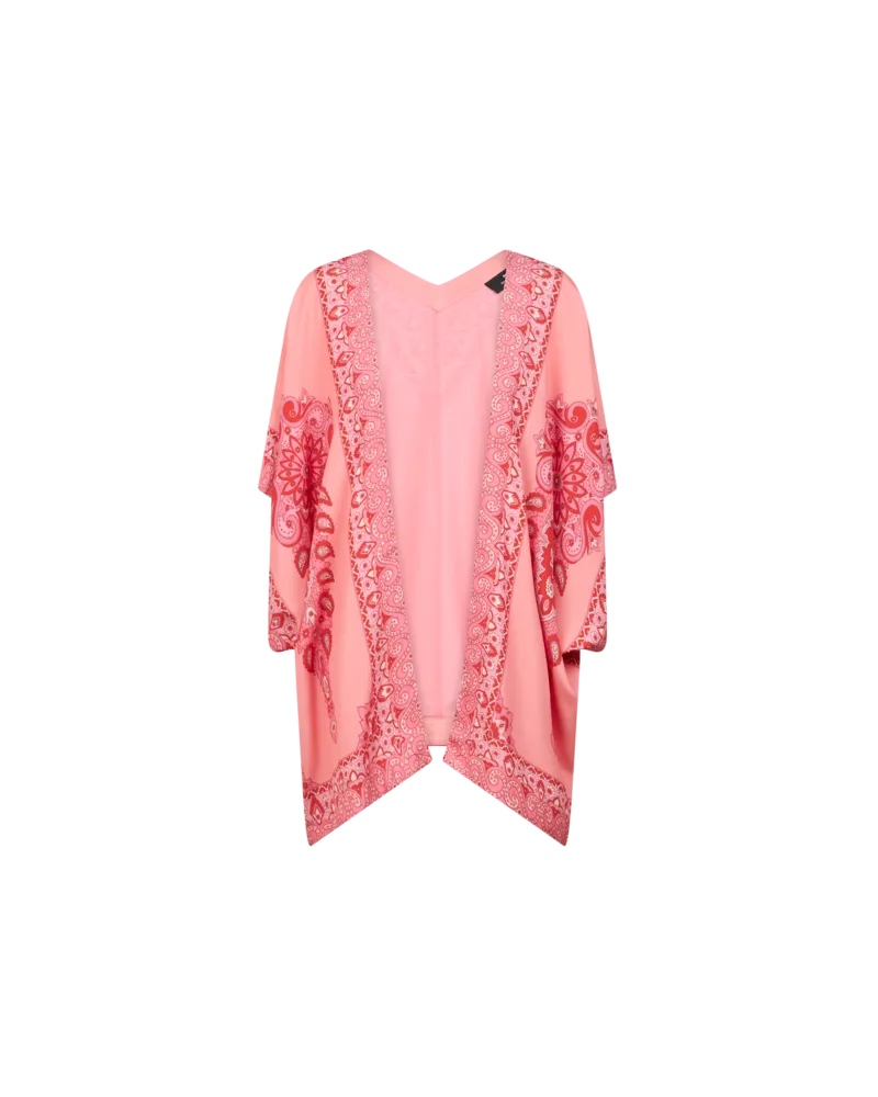 Etro Kesa Mit Platzierten Prints Ton In Ton, Damen, Rosa Rosa