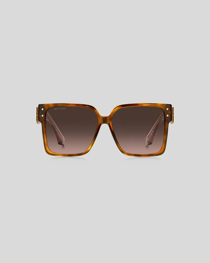 Etro Sonnenbrille Etroblossom, Damen, Braun Braun