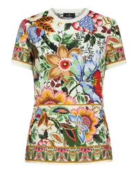 Etro T-shirt Bouquet Multicolor, Multicolor Multicolor