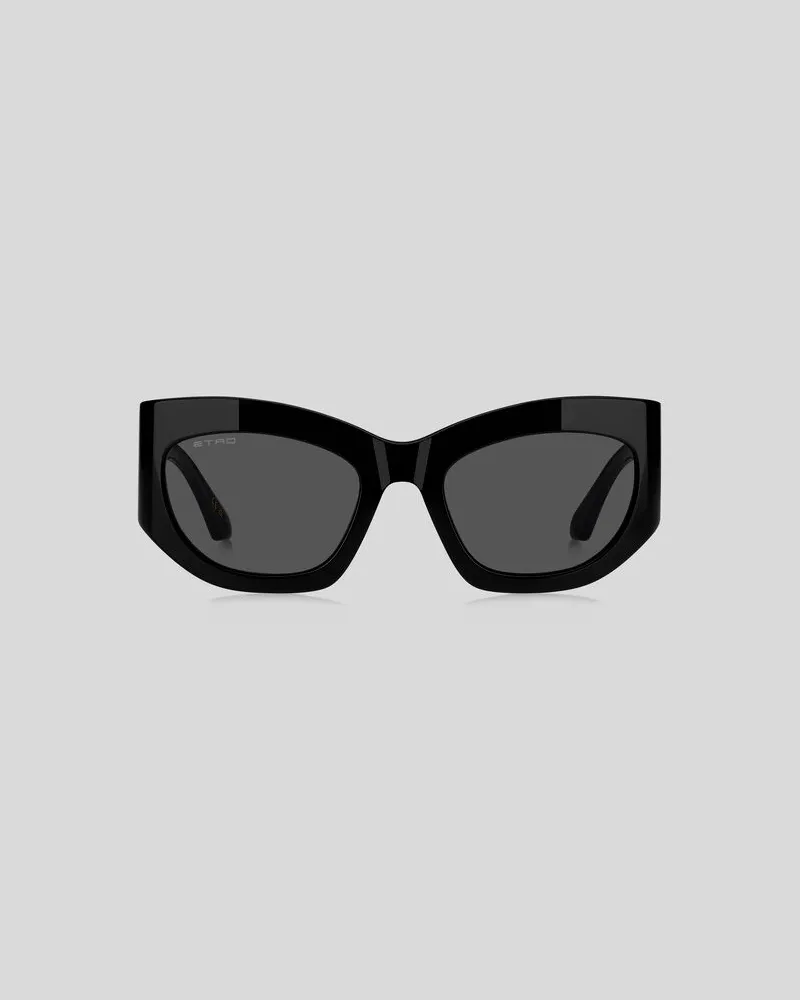 Etro Sonnenbrille Etromania, Damen, Schwarz Schwarz