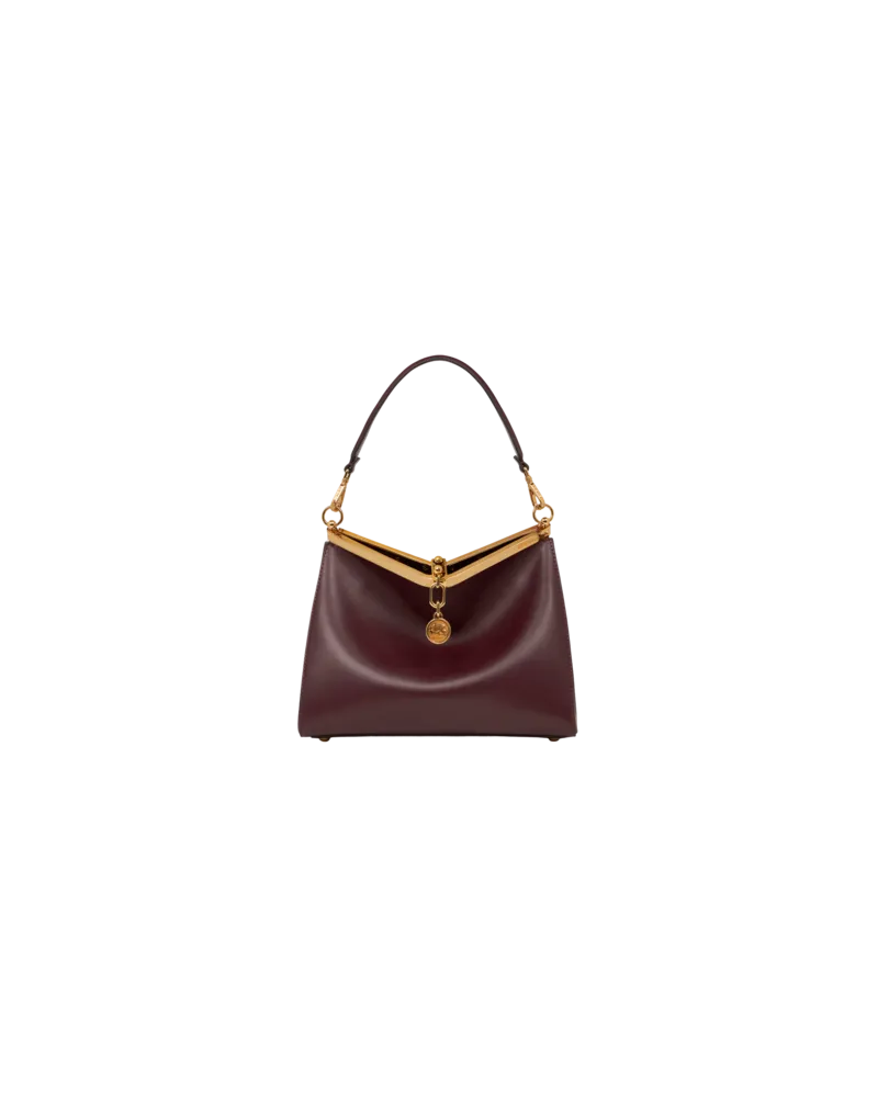 Etro Mittlere Vela Handtasche, Damen, Bordeaux Bordeaux