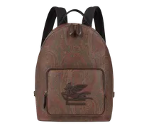 Rucksack Etro Essential Paisley, Herren, Braun