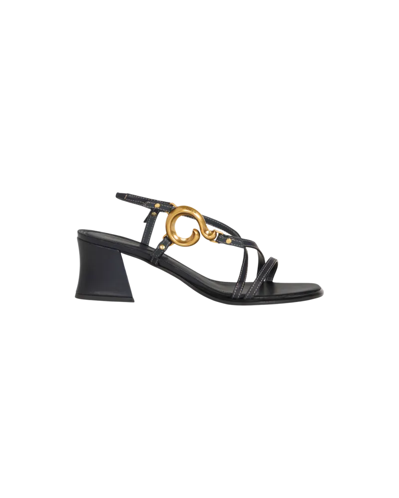 Etro Sandalen Mit Paisley-detail, Damen, Navyblau, Größe Navyblau