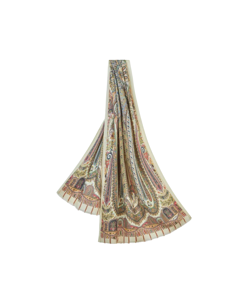 Etro Bedruckter Schal Aus Kaschmir Und Seide, Damen, Multicolor Multicolor