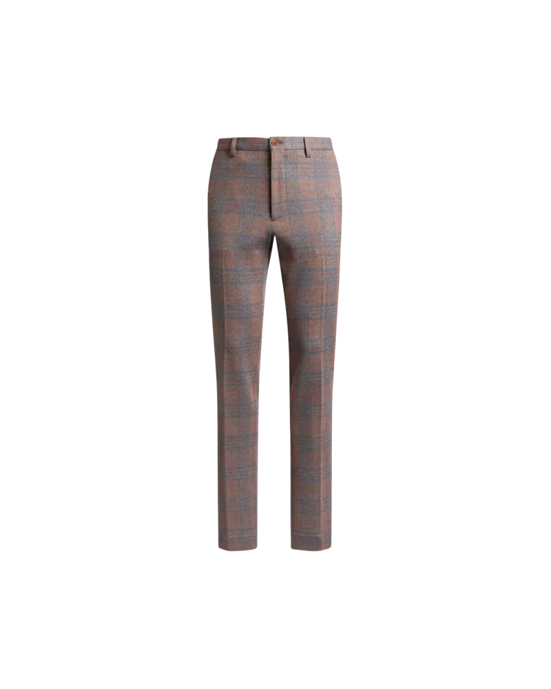 Etro Hose Mit Karomuster, Herren, Orange, Größe Orange