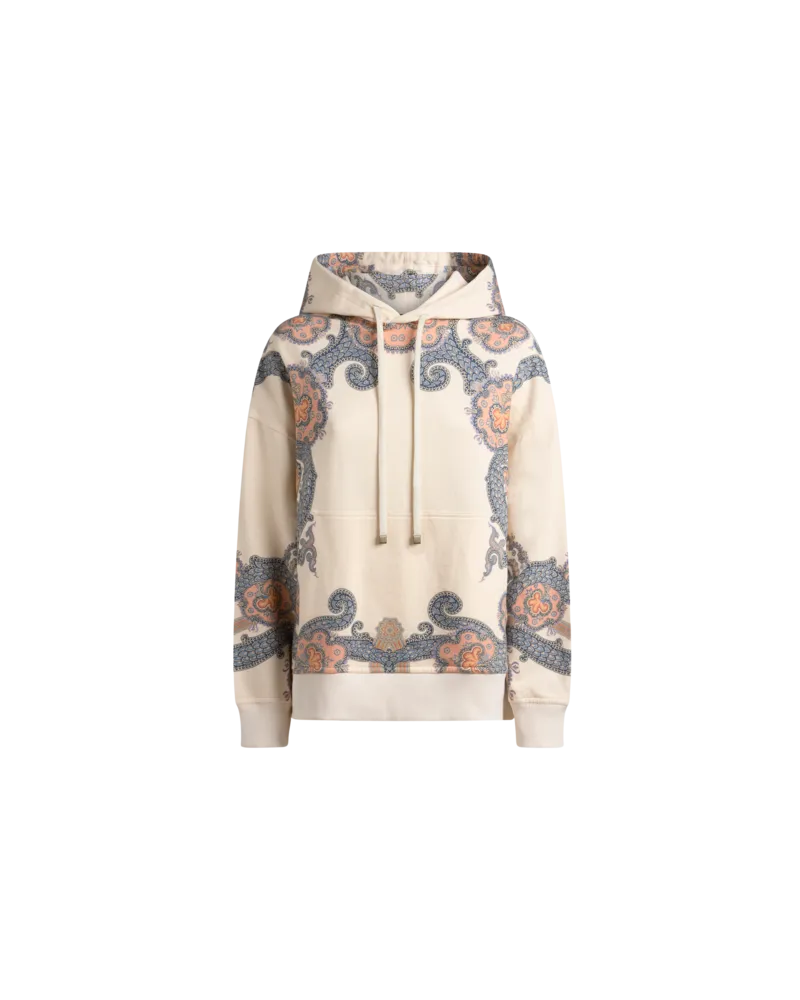 Etro Hoodie Year Of Snake, Damen, Weiß, Größe Weiß