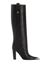 Etro Lederstiefel, Schwarz Schwarz