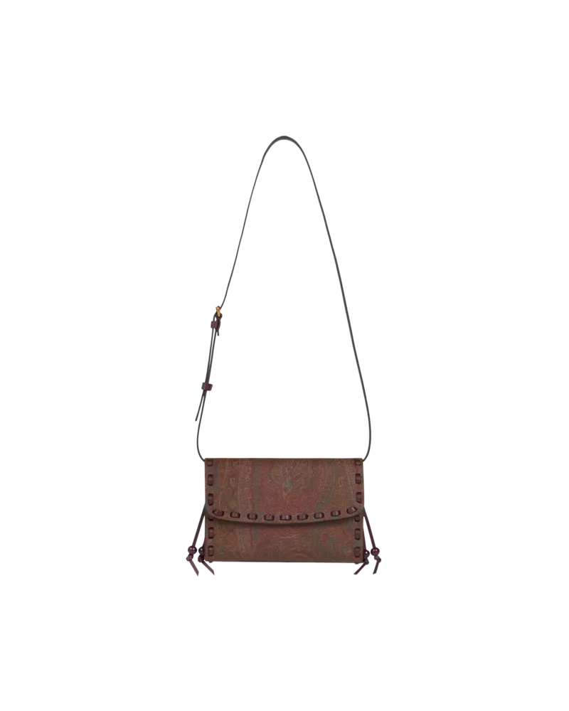 Etro Mini-bag Paisley Jacquard Arnika 1984, Damen, Braun Braun