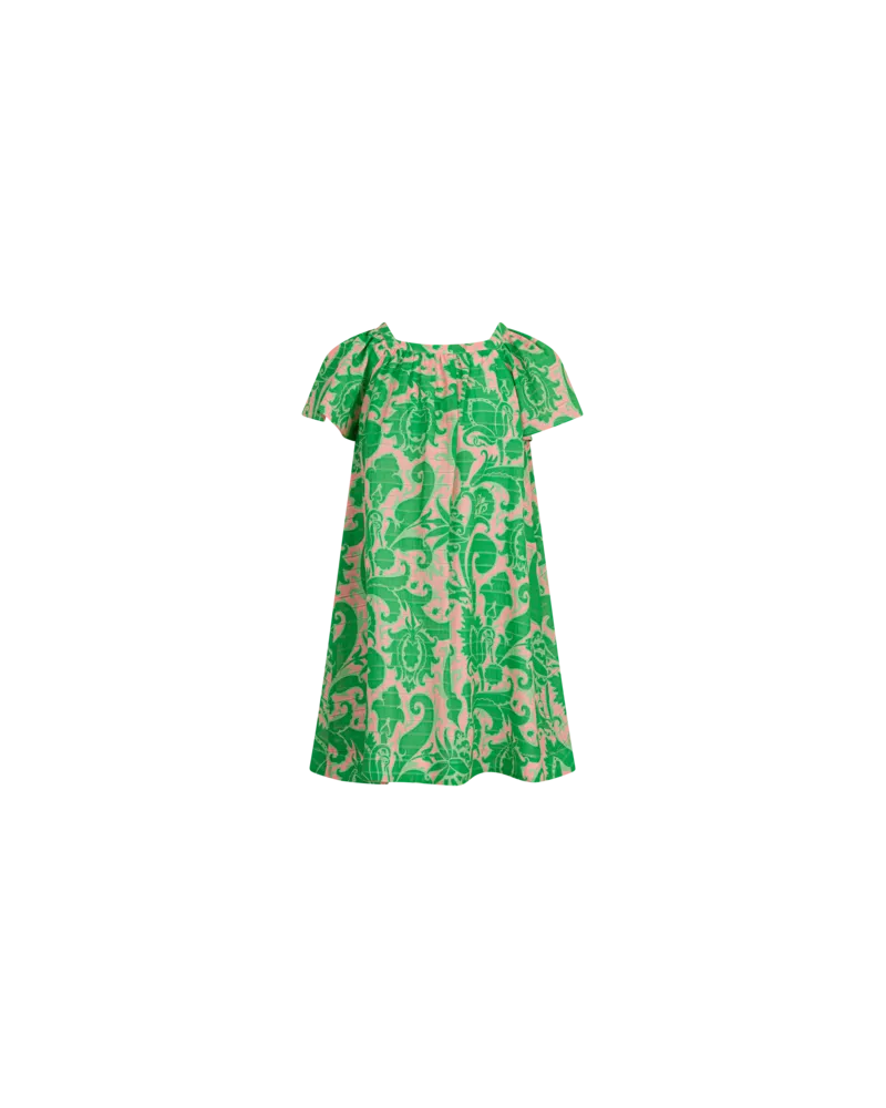 Etro Kleid Aus Musselin Mit Druck, Grün, Größe Grün