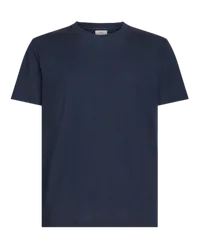 Etro Jersey T-shirt Mit Bandana-print, Herren, Navyblau Navyblau