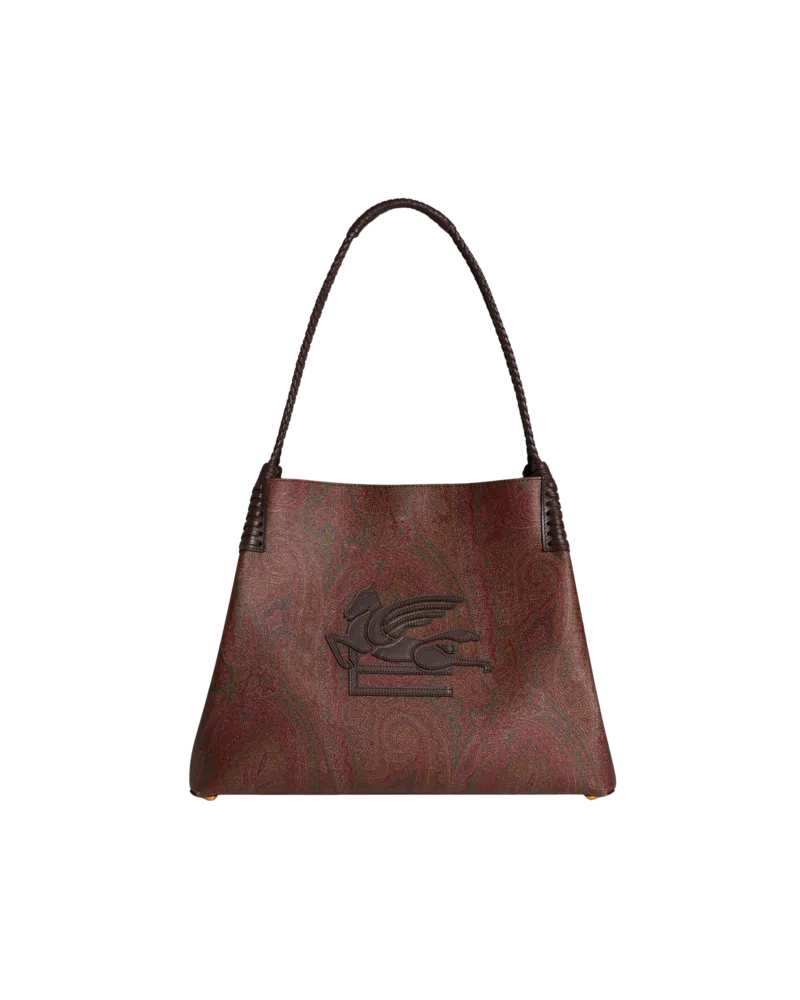 Etro Shoppingtasche Libra Mittelgross In Arnica, Damen, Braun Braun