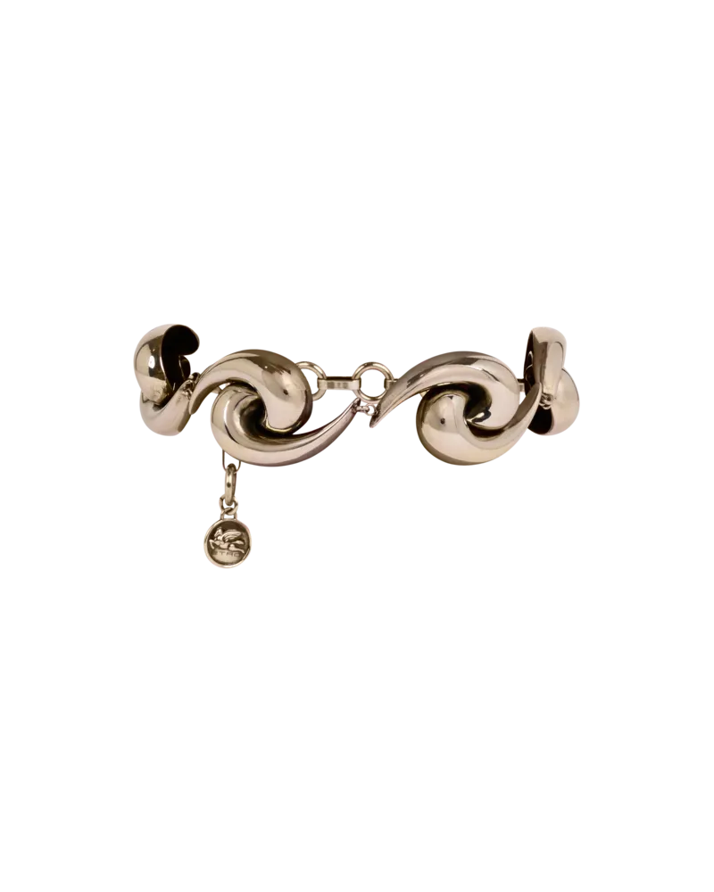 Etro Choker-halskette Mit Paisley, Damen, Silber Silber