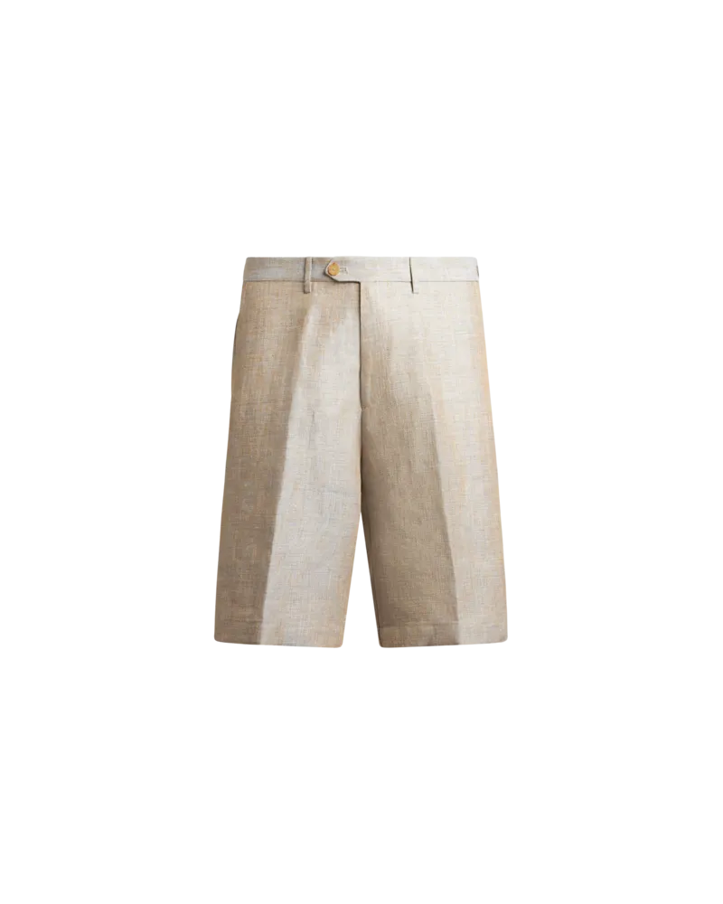 Etro Bermudas Roma Aus Leinen, Herren, Gelb, Größe Gelb