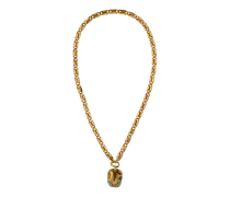 Halskette Mit Anhänger Alien, Damen, Gold