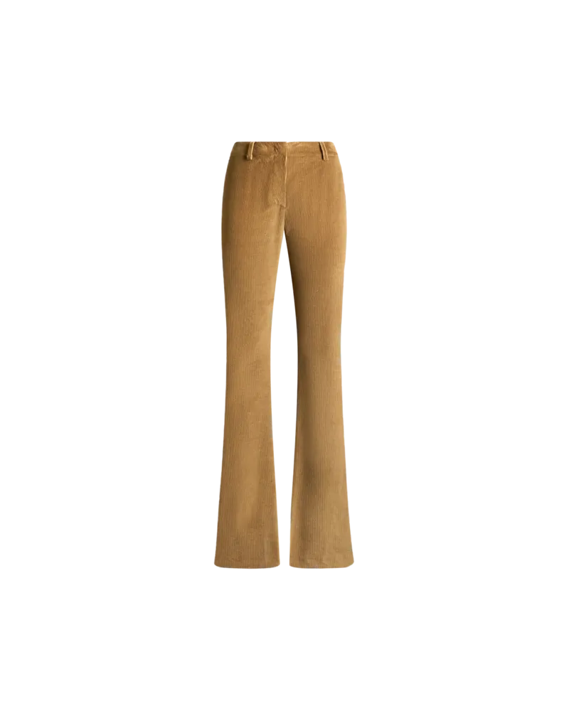 Etro Hose Aus Cordsamt, Damen, Kamel, Größe Kamel