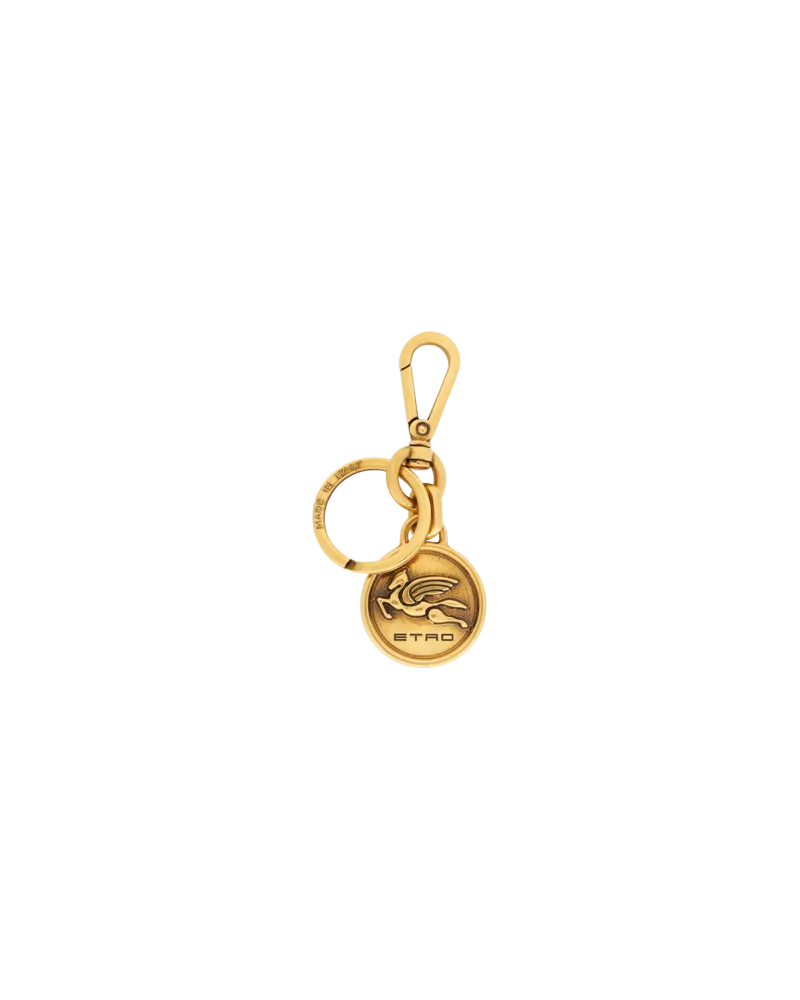 Etro Anhänger Mit Pegaso, Damen, Gold Gold