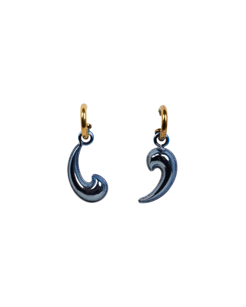 Etro Ohrhänger Mit Mini-metallic-paisley, Damen, Hellblau Hellblau