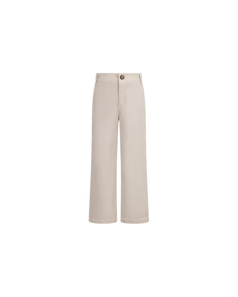Etro Hose Aus Gewebe Mit Fischgrätenmuster, Beige, Größe Beige