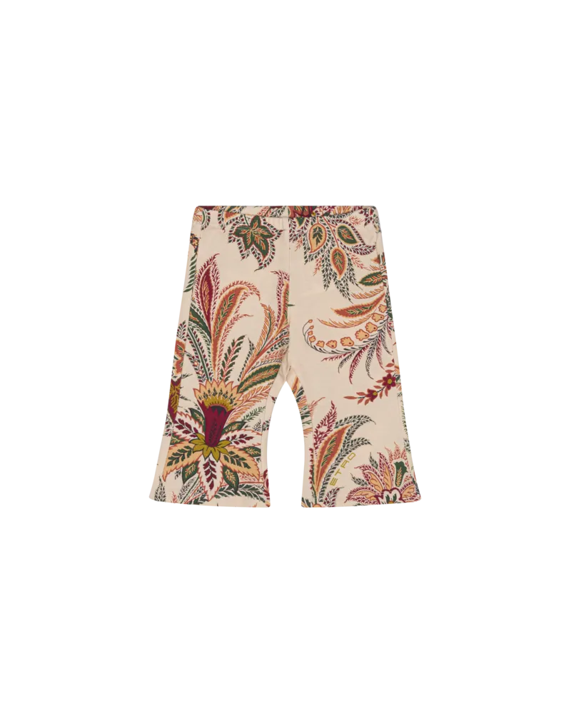 Etro Leggings Mit Blumenprint, Beige, Größe Beige