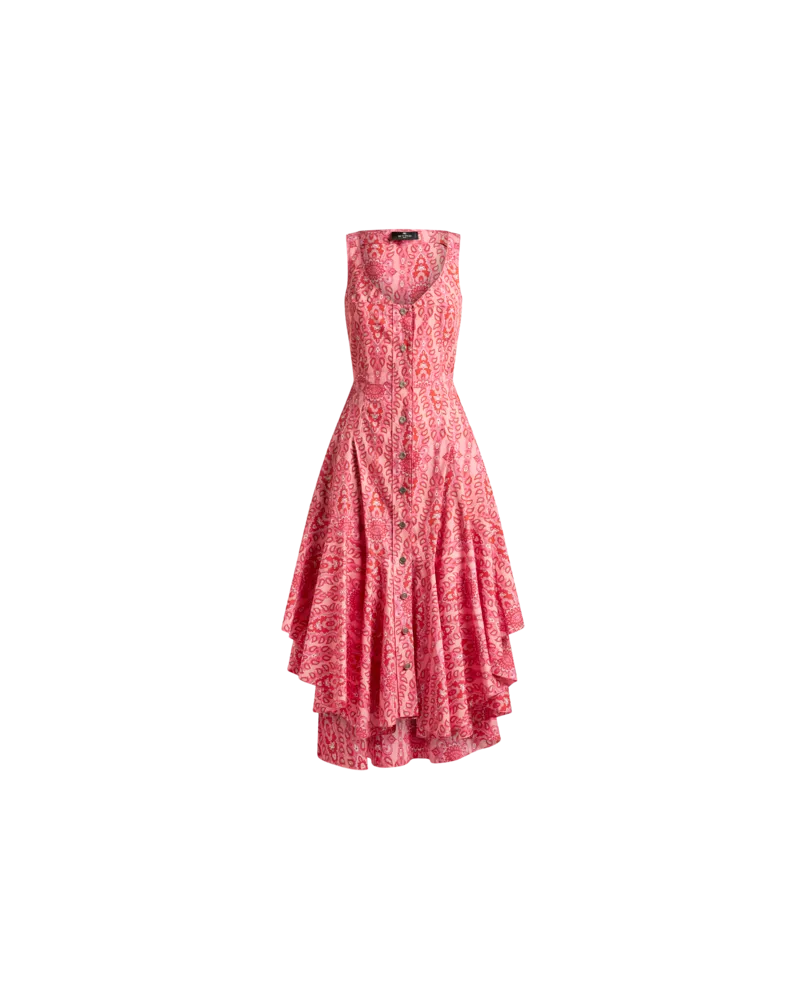Etro Ärmelloses Kleid Mit Medaillonmotiv, Damen, Rosa, Größe Rosa